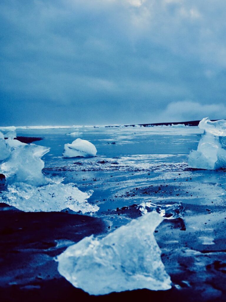 La tombée de la nuit à Diamond Beach