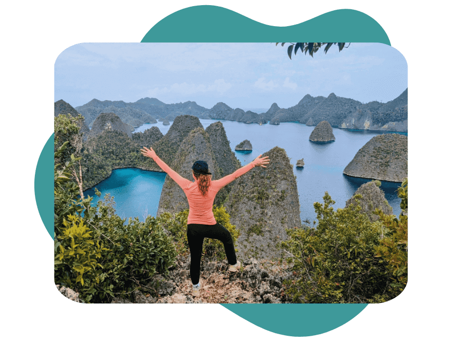 Justine Just in travel